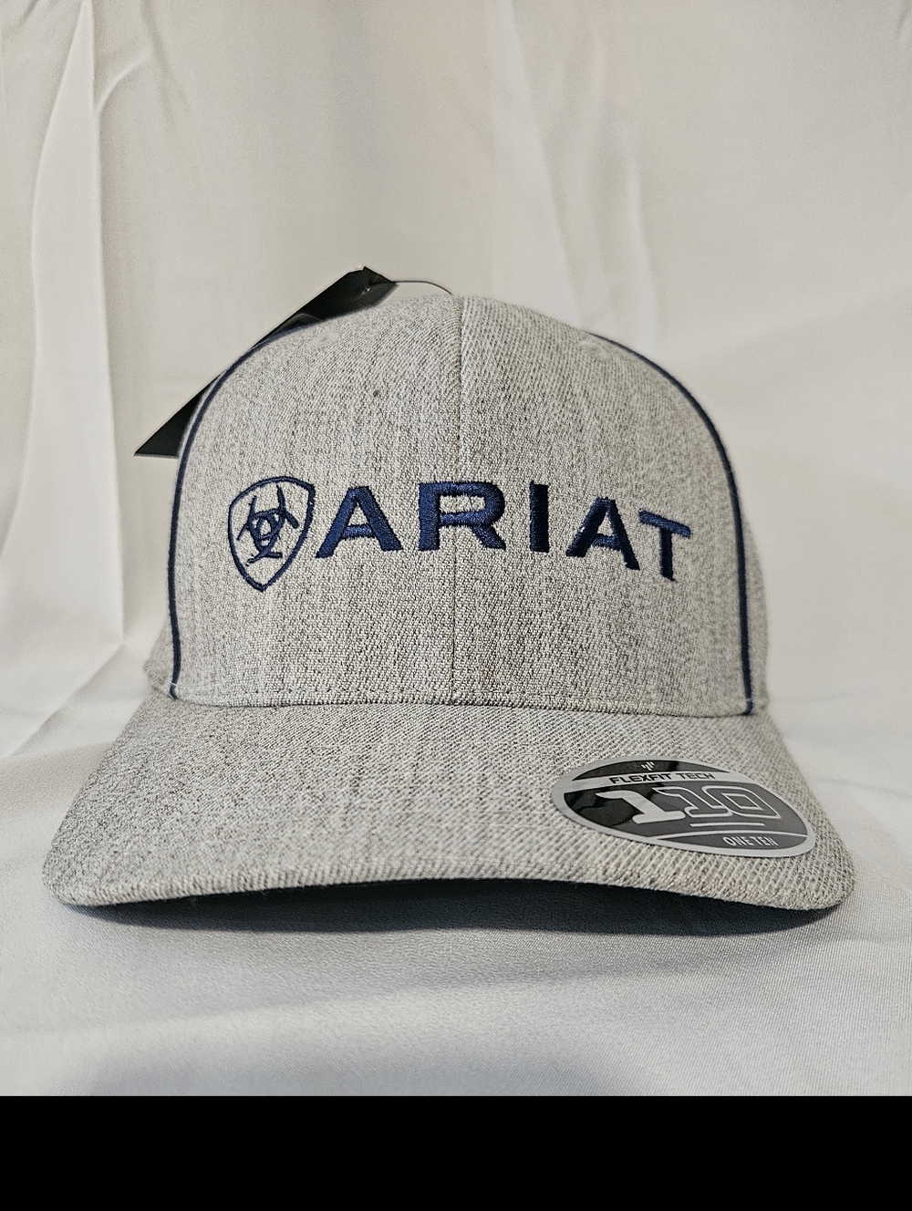 NWT - Ariat Grey Heather Logo Baseball Cap UNISEX